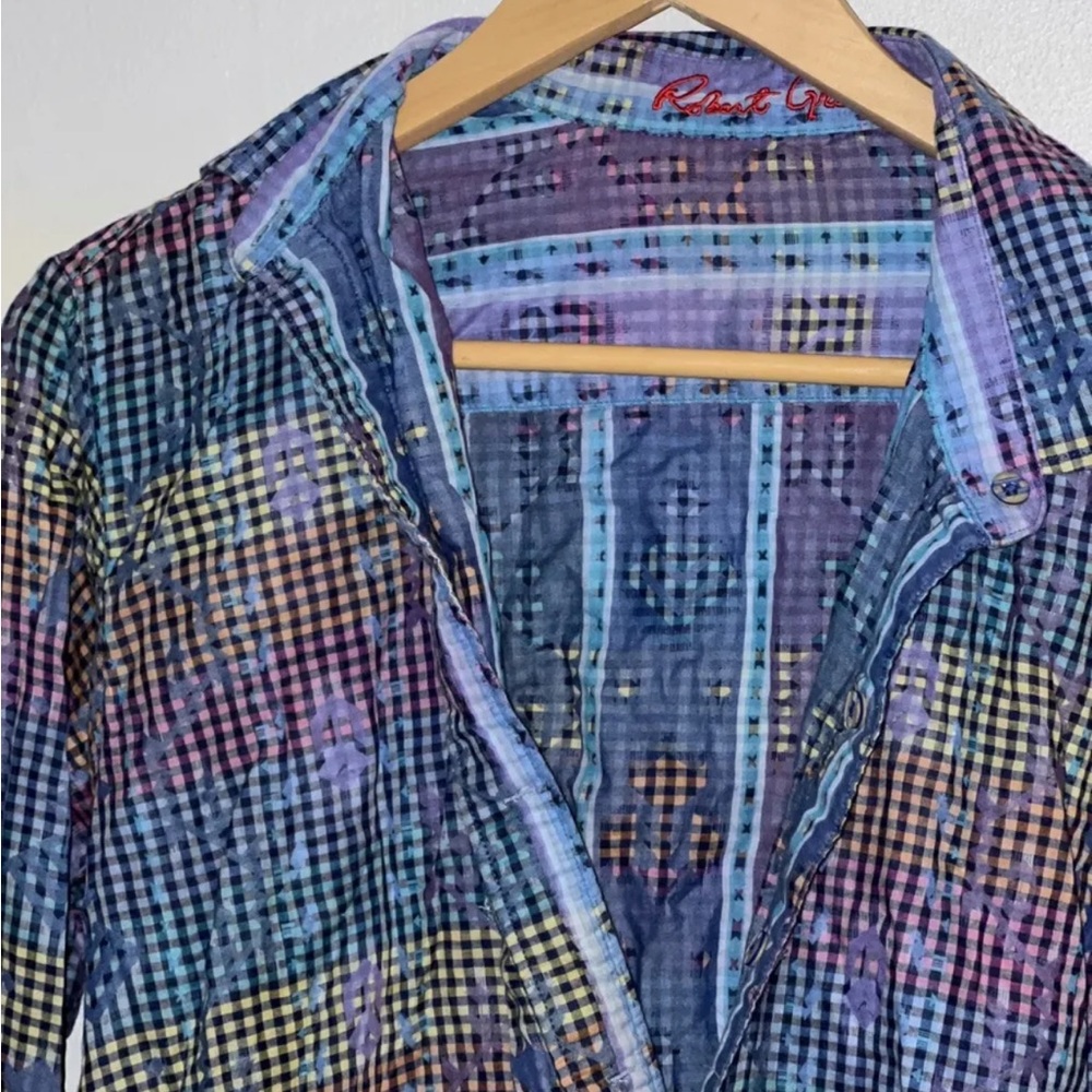 Vintage Rare Reversible Robert Graham Button Up